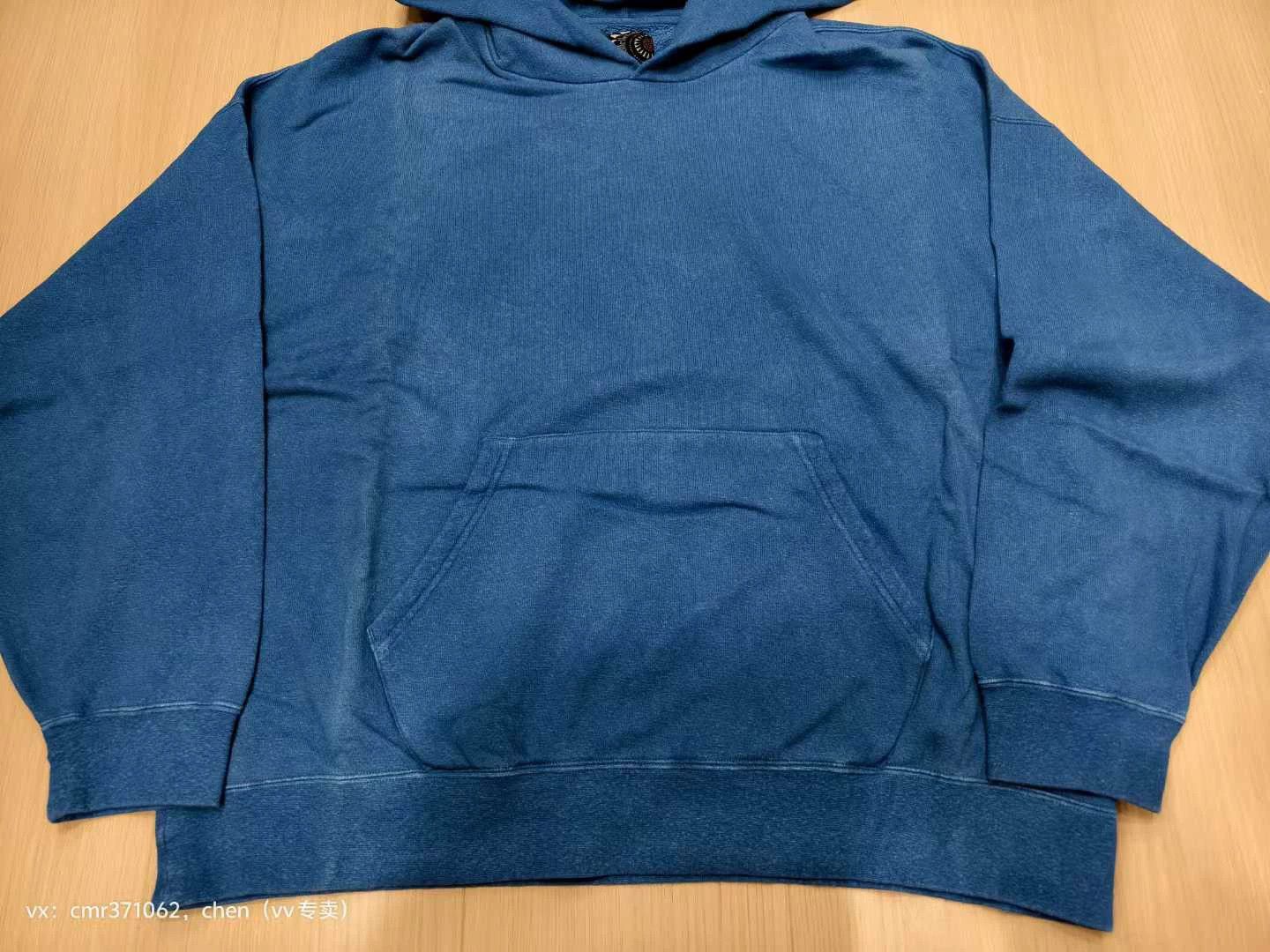 Visvim VISVIM 21 ICT AMPLUS INDIGO 3 OVERDYED P.O Hoodie Size US L / EU 52-54 / 3 - 5 Thumbnail