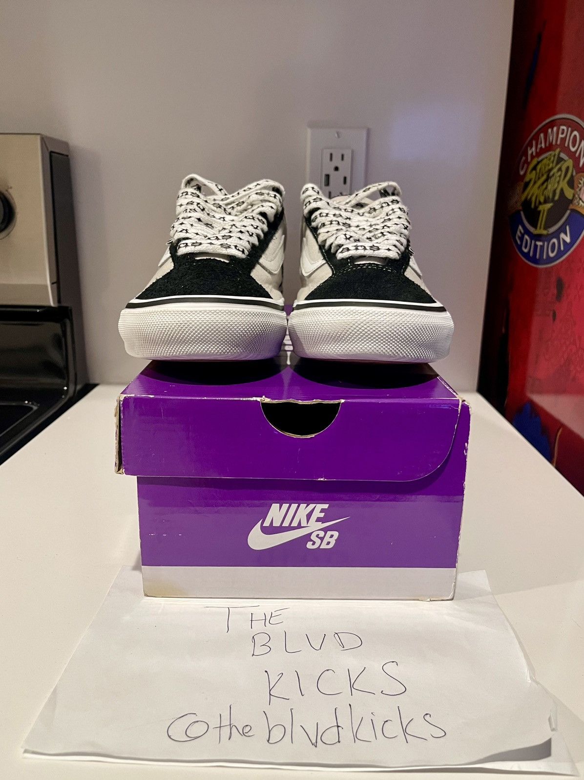 Punk and Yo PunkandYo x Vans Old Skool Reissue 36 Black Grey White Size US 10 / EU 43 - 5 Thumbnail