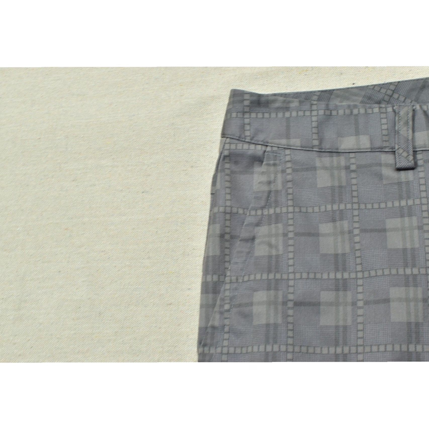 Adidas Adidas ClimaLite Men Gray Plaid Golf Chino Shorts Regular Size 40 Polyester Size US 40 / EU 56 - 4 Thumbnail