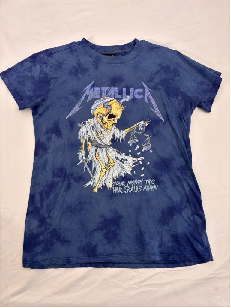 Metallica Men's Metallica Graphic T-Shirt Size L Blue Size US L / EU 52-54 / 3 - 2 Thumbnail