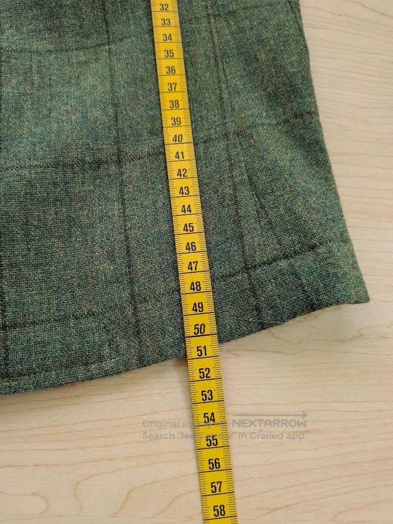 Comme des Garcons Comme Des Garcons Back Design Green Plaid Blazer Jacket Co Size S / US 4 / IT 40 - 8 Thumbnail