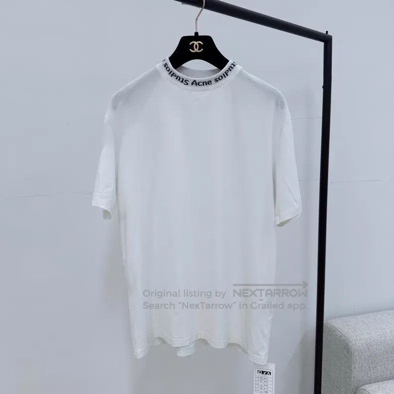 Acne Studios Acne Studios Logo Round Neck Loose Short Sleeve T-Shirt Size XS / US 0-2 / IT 36-38 - 1 Thumbnail
