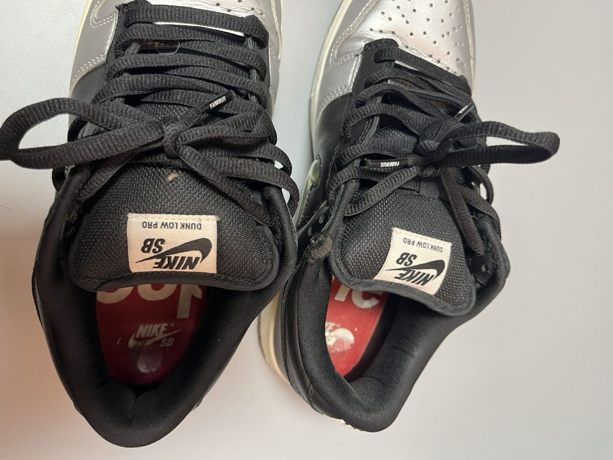 Nike × Supreme Supreme x Nike Sb dunk low pro “jewel swoosh silver” 2019 Size US 7 / EU 40 - 5 Thumbnail