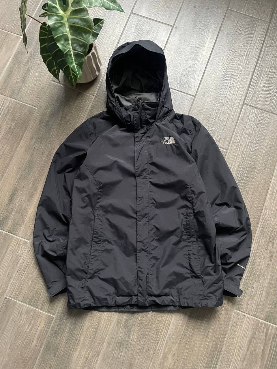 North face black waterproof jacket best sale