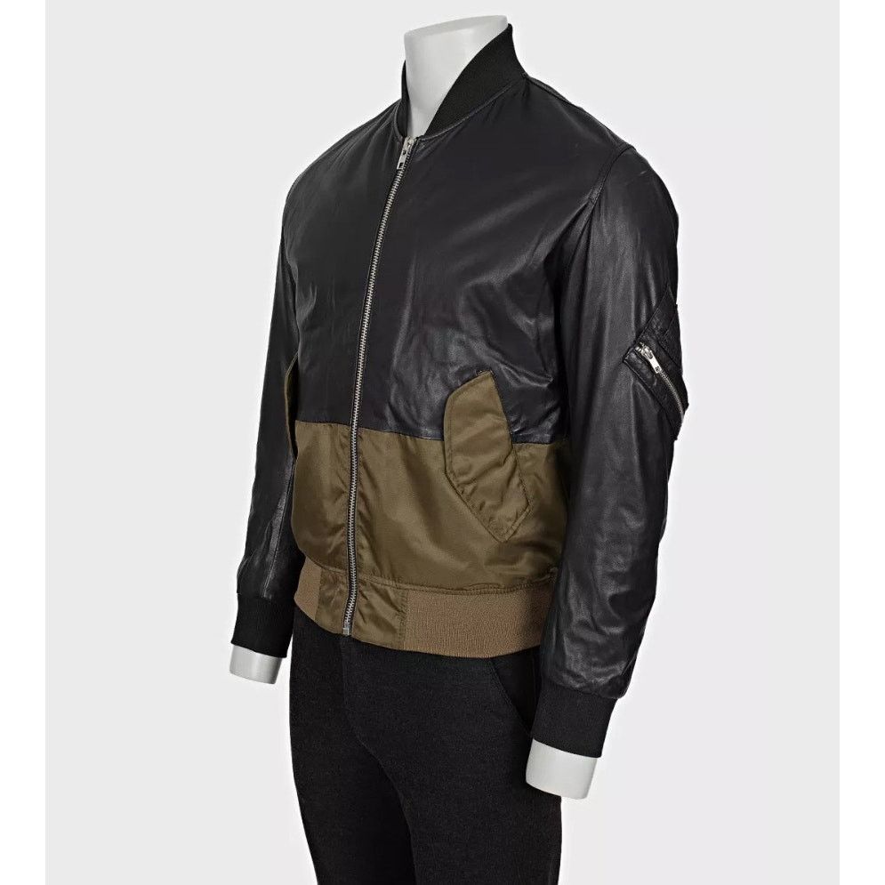 Alexander McQueen Alexander McQueen McQ Faux Leather & Textile Jacket Sz.44/XS Size US XS / EU 42 / 0 - 2 Thumbnail