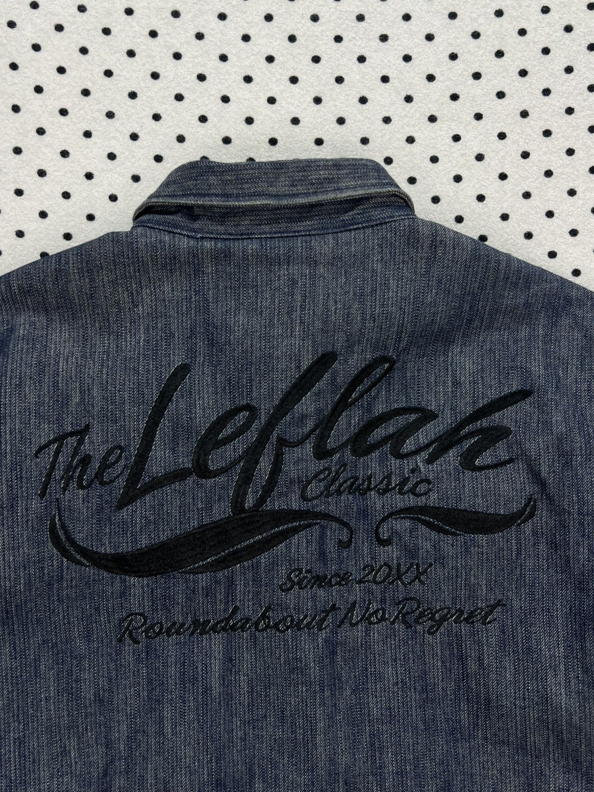 Japanese Brand Leflah Blanket Denim Jacket Size US XL / EU 56 / 4 - 9 Thumbnail