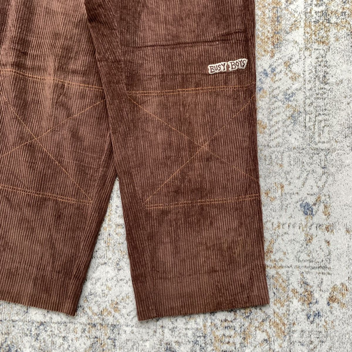 JNCO × Vintage 2000s Busy Boys Baggy Big Pocket Loose Corduroy Pants Size US 34 / EU 50 - 4 Thumbnail