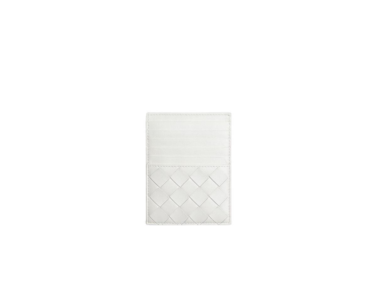 Bottega Veneta o1n1vont1224 Size: OS / Zipped Card Case in White Size ONE SIZE - 1 Thumbnail