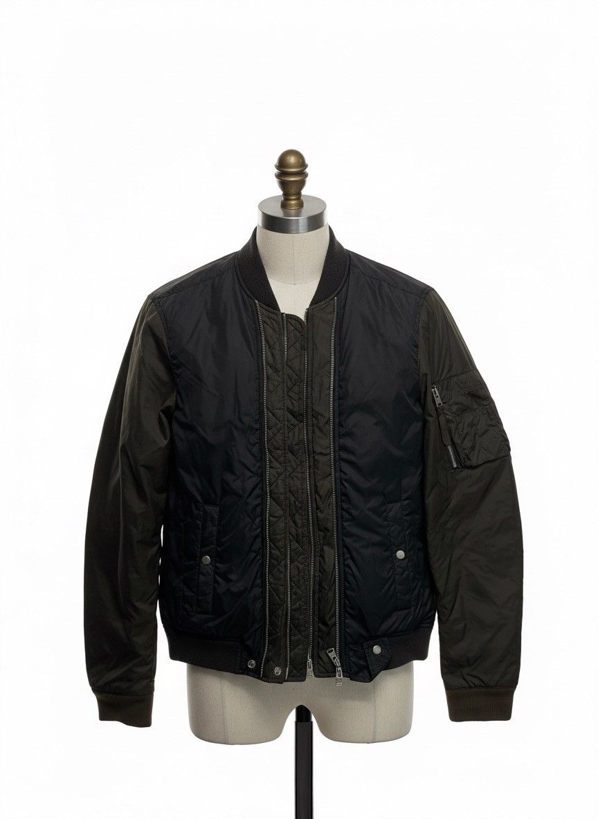 Allsaints AllSaints Double Zip Vtg Y2K Archive Suede Bmbr Jkt L Size US M / EU 48-50 / 2 - 1 Thumbnail