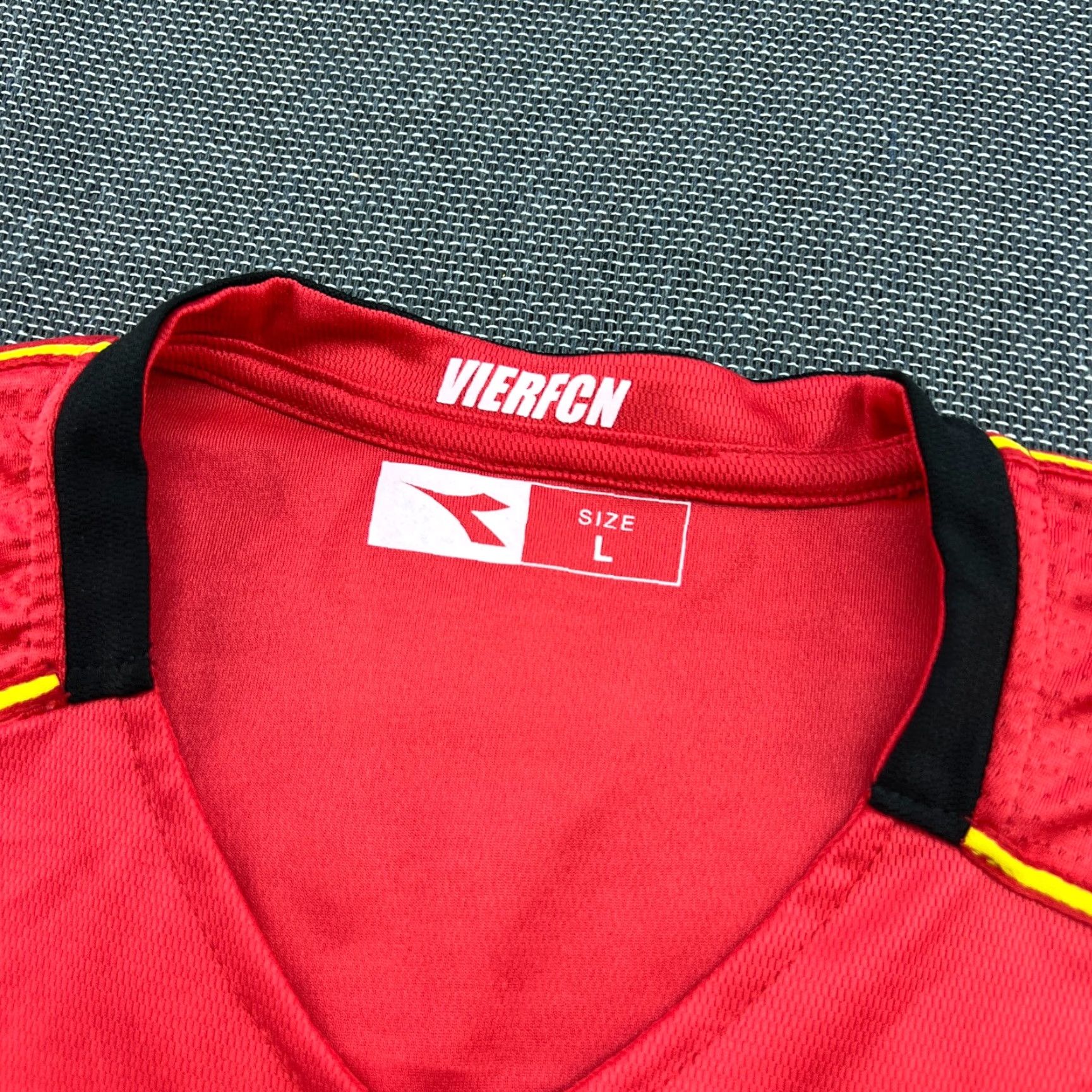 Diadora Diadora FC Nordsjaelland 2017-2018 Home Jersey Mens Large Adult Red T-Shirt Sports Football Moisture Wicking Quick Dry Size US L / EU 52-54 / 3 - 3 Thumbnail