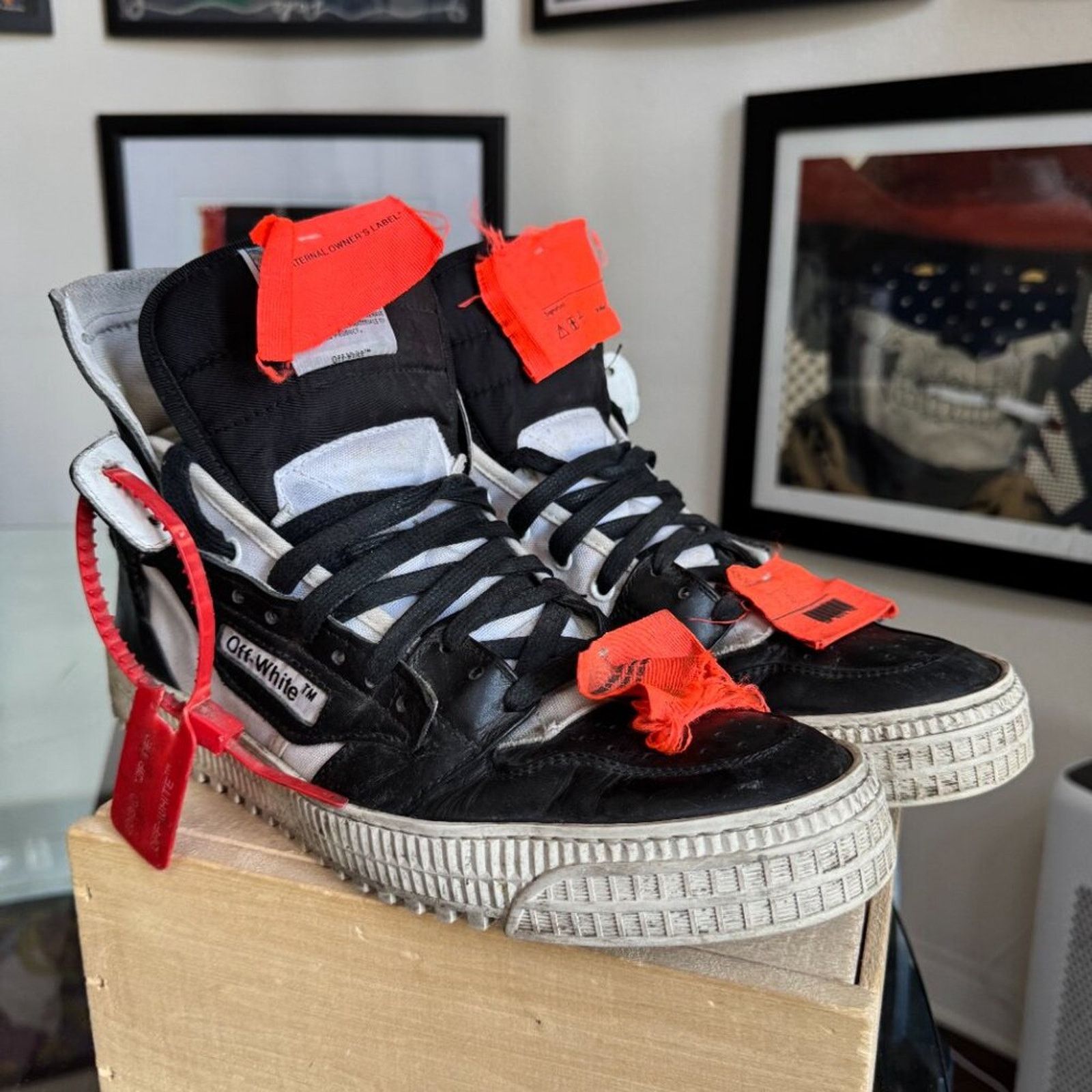 Off-White Off-White by Virgil Abloh 3.0 High-Top Sneakers, Men’s 11 Size US 11 / EU 44 - 5 Thumbnail