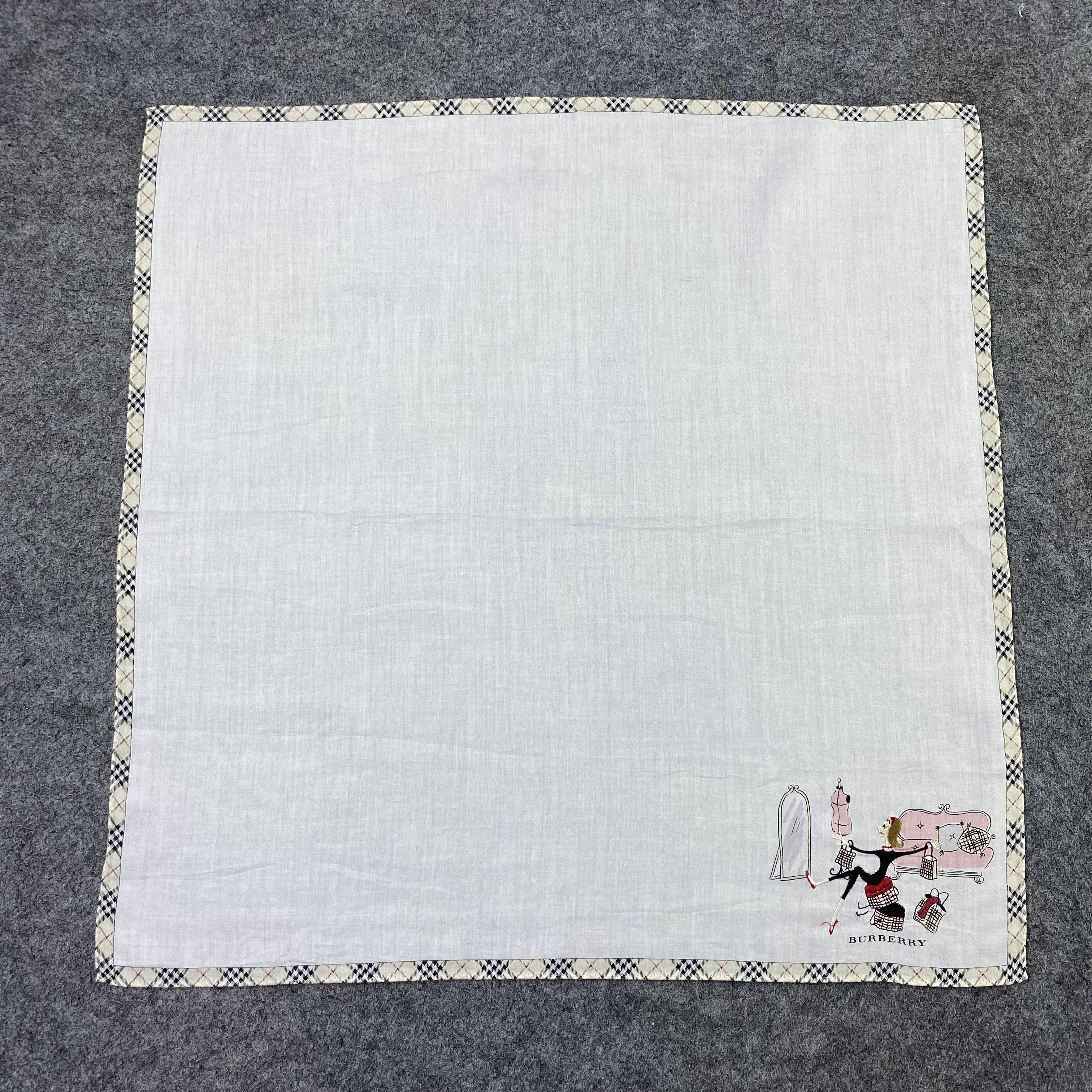 Burberry Burberry Handkerchief / Bandana / Neckerchief-B2303 Size ONE SIZE - 3 Thumbnail