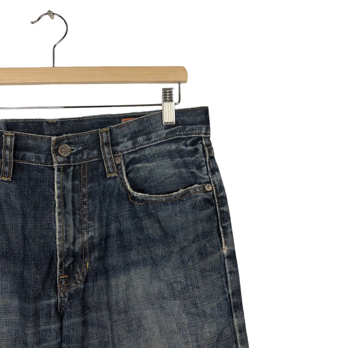 Japanese Brand Rare Punk Design Distressed DenimJeans Gap 1969 IsseyMiyake Size US 32 / EU 48 - 4 Thumbnail