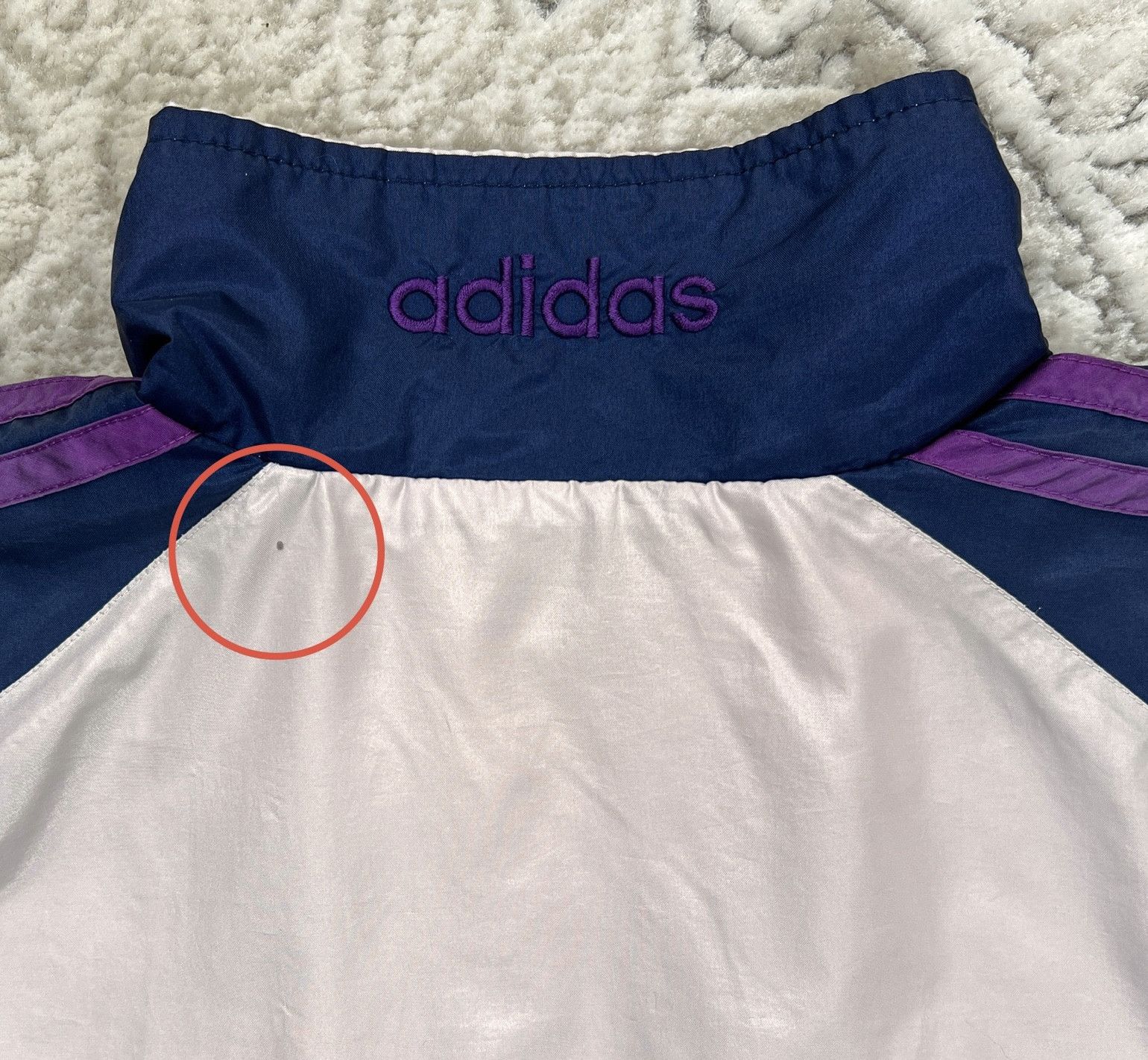 Adidas Vintage Adidas Chevron Panel Windbreaker Jacket - Size L Size US L / EU 52-54 / 3 - 19 Thumbnail
