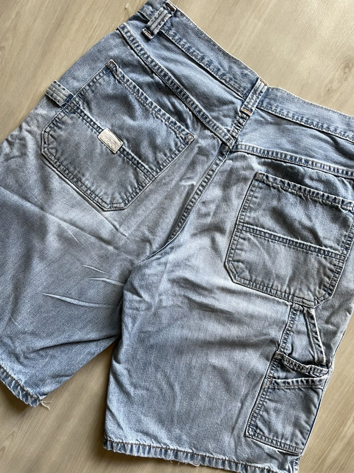 Old Navy × Vintage Vintage Y2K Old Navy Jean Jorts Painters Carpenter Sz 34 Size US 34 / EU 50 - 2 Thumbnail