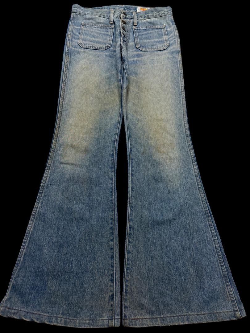 Big John 80s💥BigJohn Bell Bottom Rusty Mudwash Bushpants Insane Jean Size US 29 - 1 Thumbnail