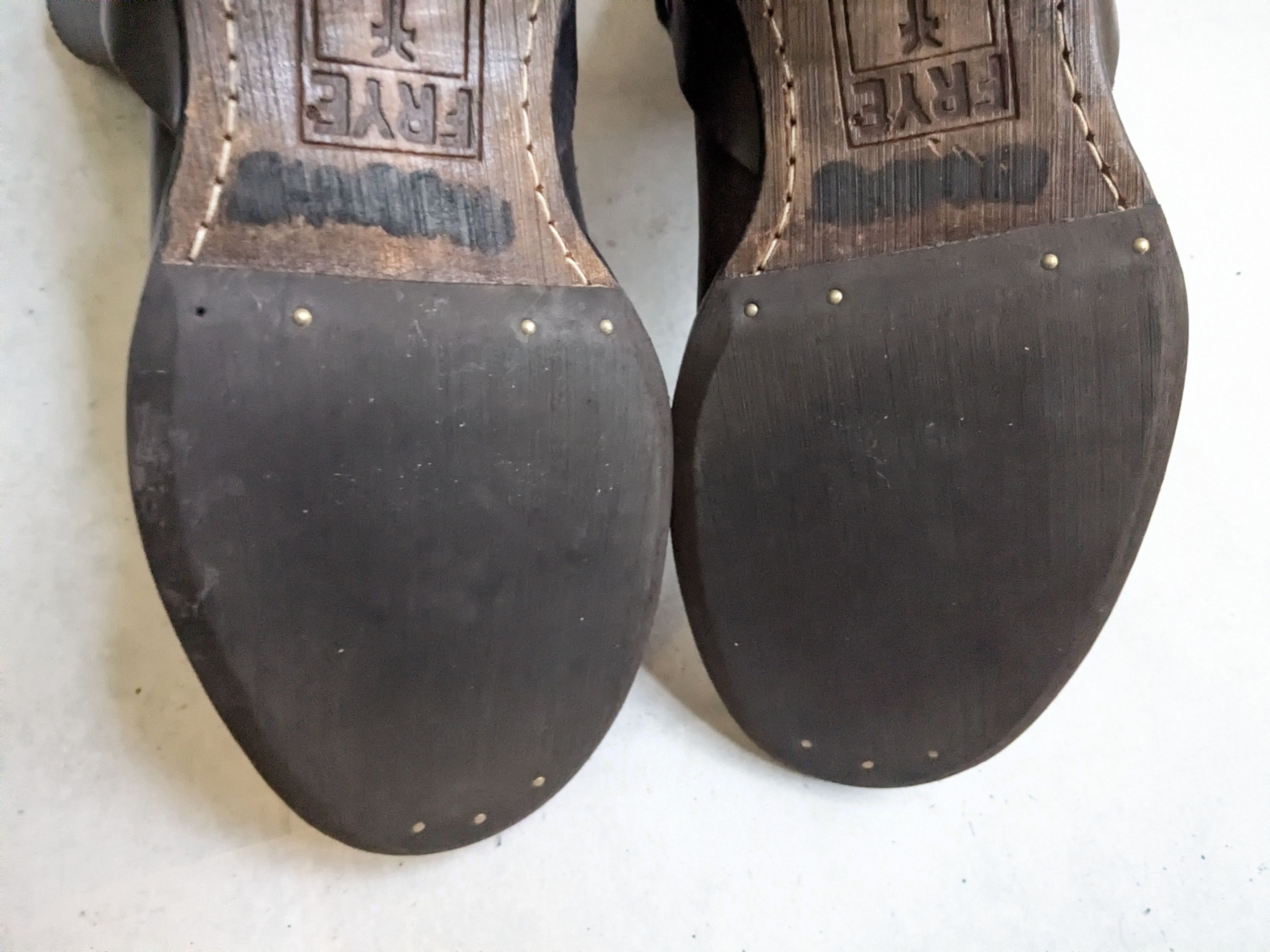 Frye Frye Harness Boots Brown 11.5 Leather Buckle Back Zip Size US 11.5 / EU 44-45 - 21 Thumbnail