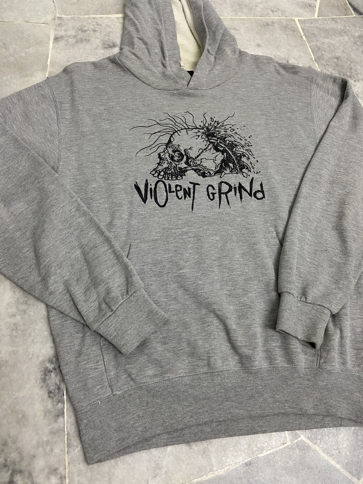 Vintage Vintage Violent Grind Pushead Hoodie Metallica Nirvana Size US M / EU 48-50 / 2 - 8 Thumbnail