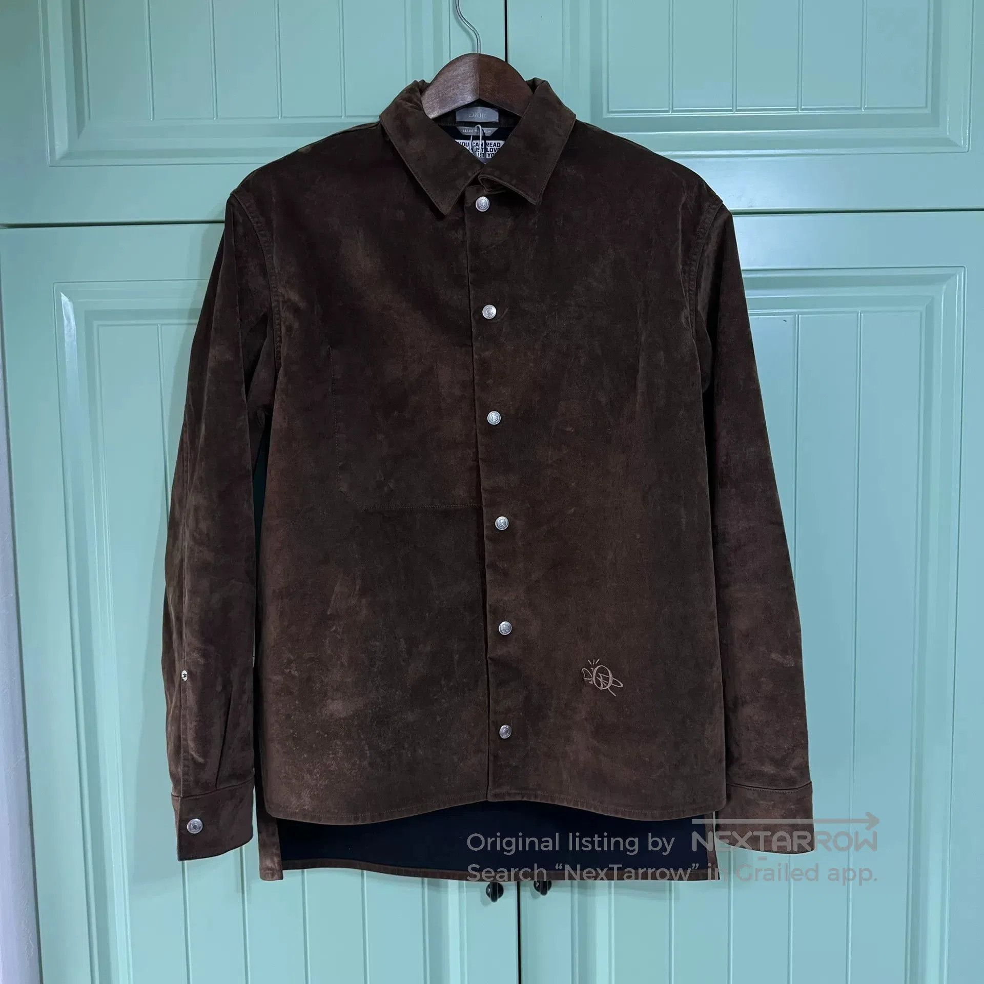 Dior DIOR Travis Scott Brown Long-Sleeve Shirt. Size US M / EU 48-50 / 2 - 1 Thumbnail