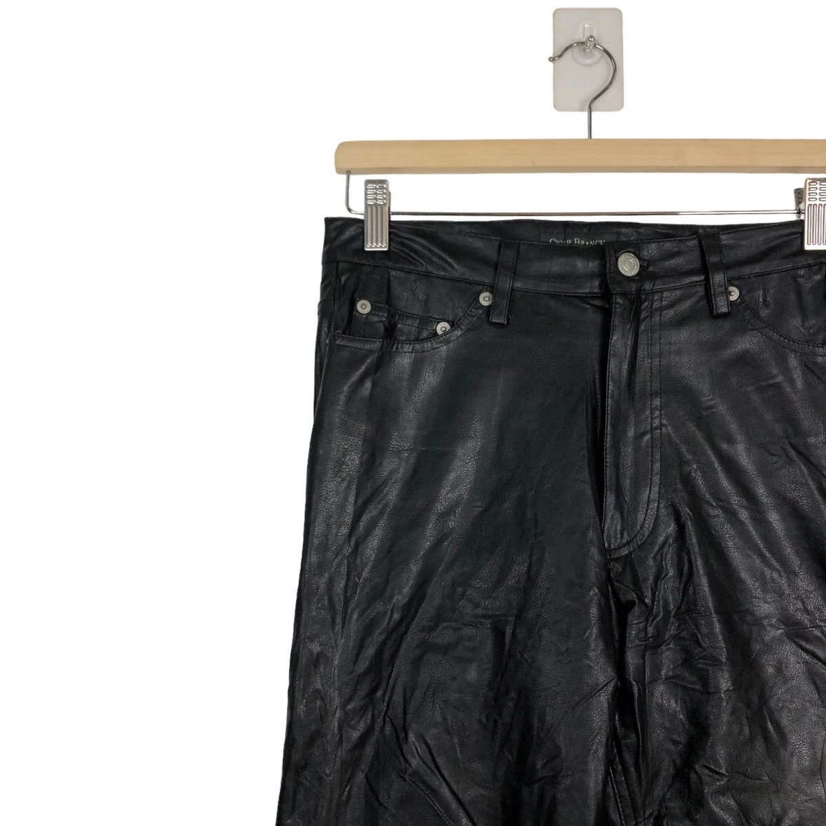 Genuine Leather 🔥90s Cigar Branch Genuine Leather Pants Issey Miyake Racing Size US 30 / EU 46 - 6 Thumbnail