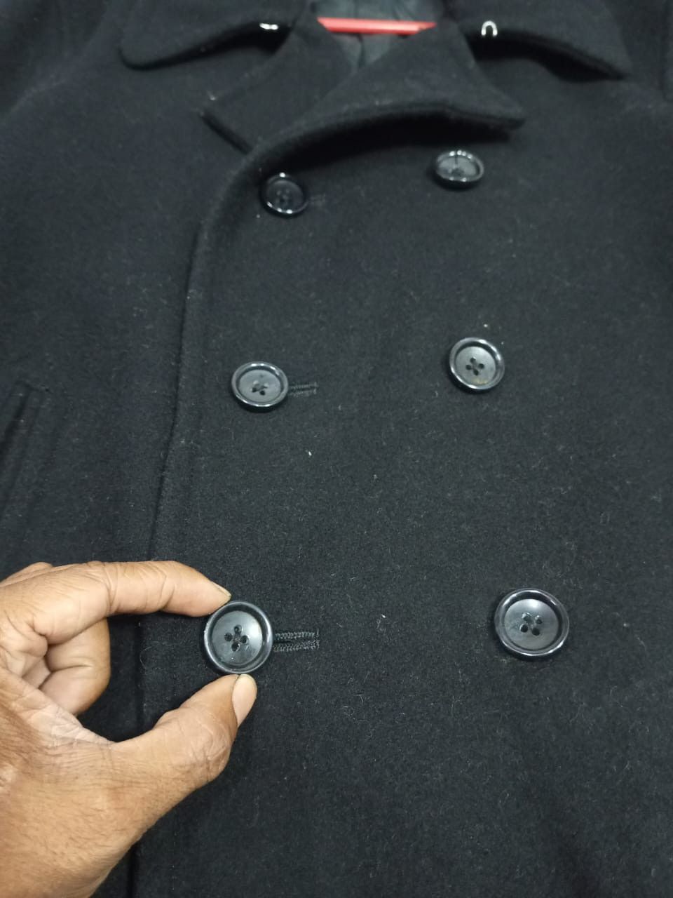 Yohji Yamamoto A04 Ined Homme by Yohji Yamamoto Double Collar Wool Jacket Size US M / EU 48-50 / 2 - 12 Thumbnail
