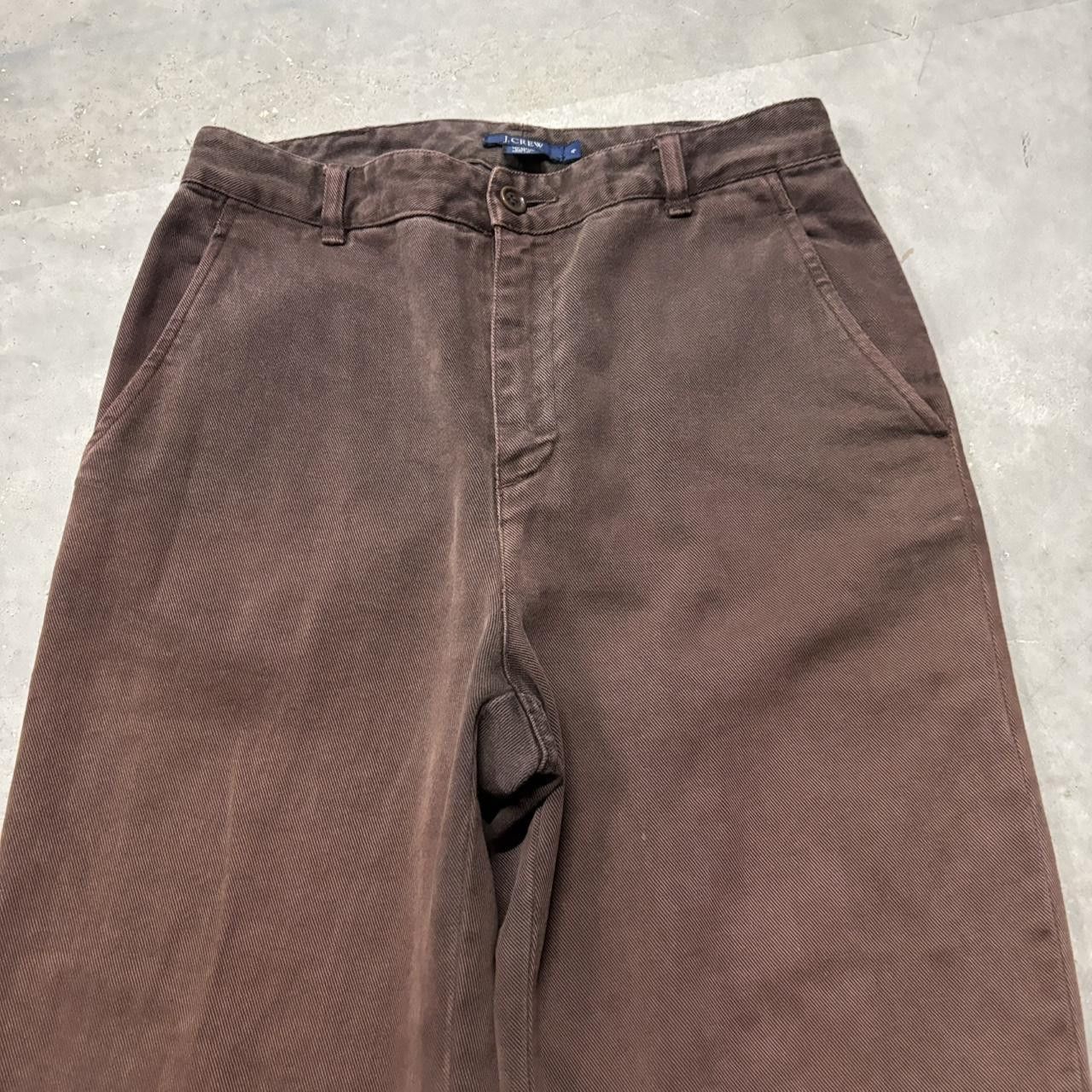 Japanese Brand × Vintage Crazy Vintage Y2K/2000s Faded Brown Casual Pants! Size US 28 / EU 44 - 5 Thumbnail