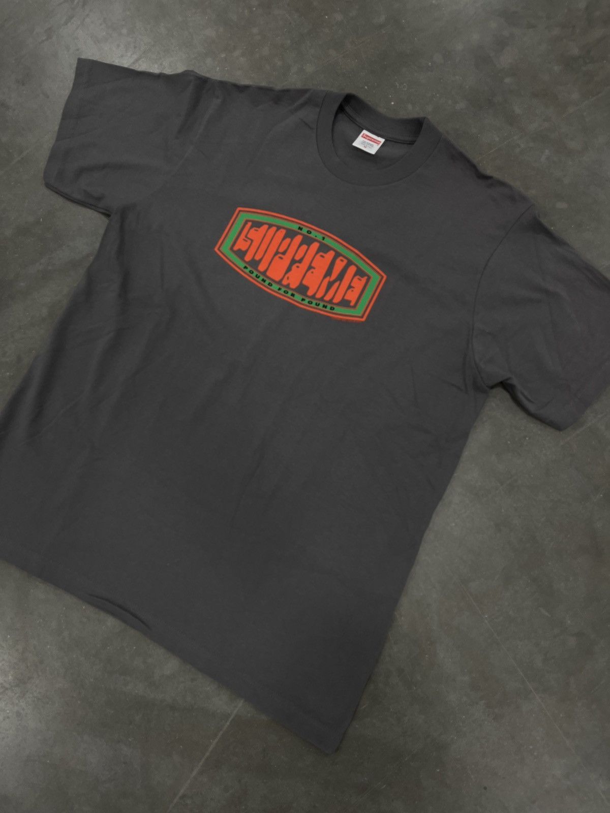Supreme Supreme Pound Tee Charcoal M Size US M / EU 48-50 / 2 - 5 Thumbnail