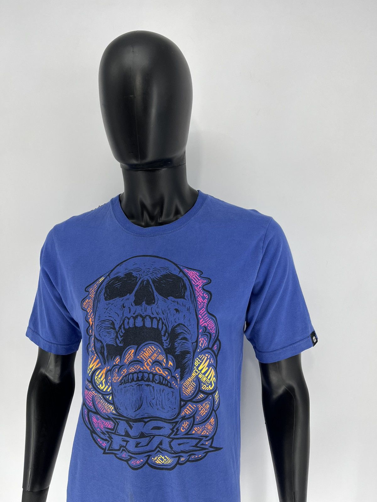 No Fear × Vintage Vintage Big Skull Logo No Fear Y2K T-shirt Size US S / EU 44-46 / 1 - 5 Thumbnail