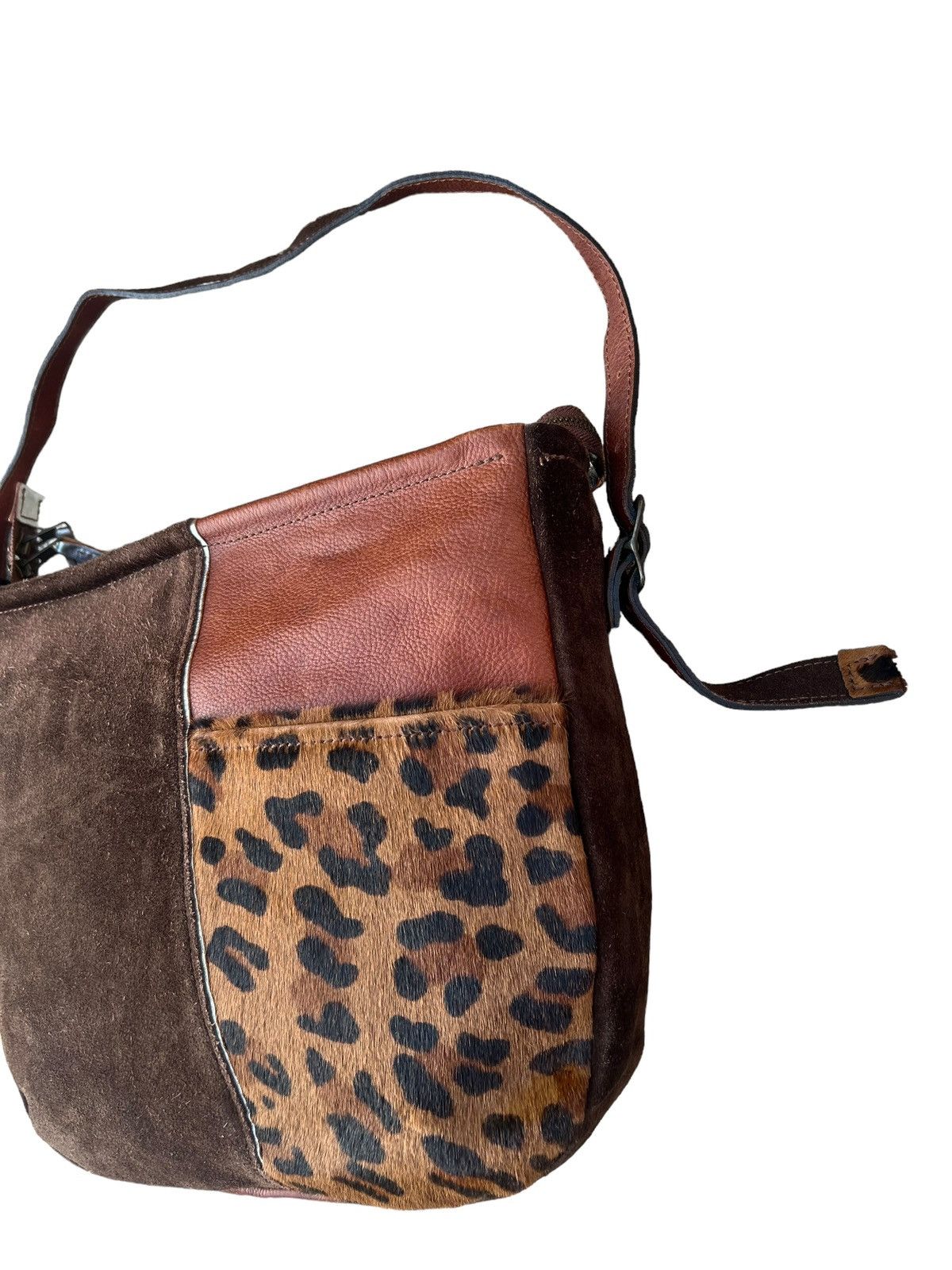 Leather Vintage Turkuabo Japan Patchwork Leather Bag Size ONE SIZE - 7 Thumbnail