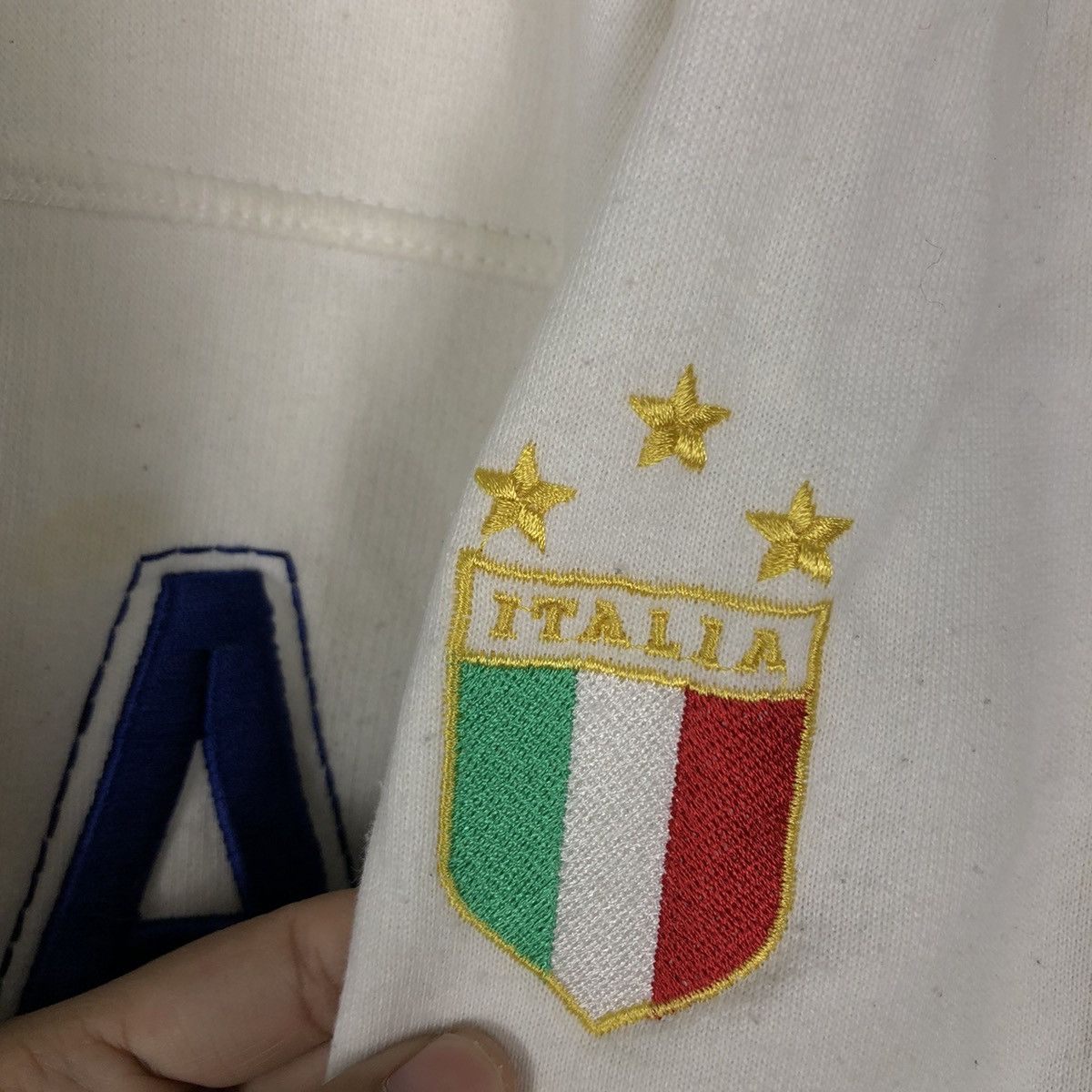 Japanese Brand 🔥Vintage Italia Sweater Zipper Big Logo Made in Italy Size US XXL / EU 58 / 5 - 13 Thumbnail
