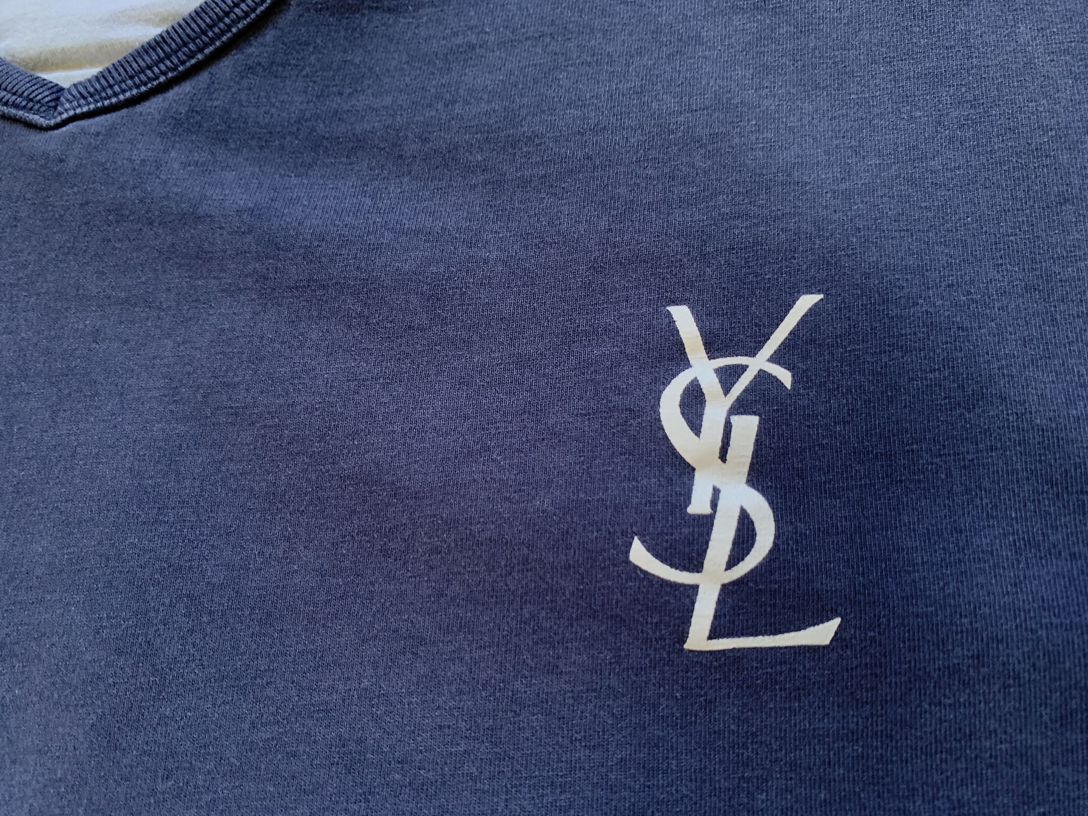 Other Vintage Yves Saint Laurent Y2K YSL T Shirt Size US XXL / EU 58 / 5 - 6 Thumbnail