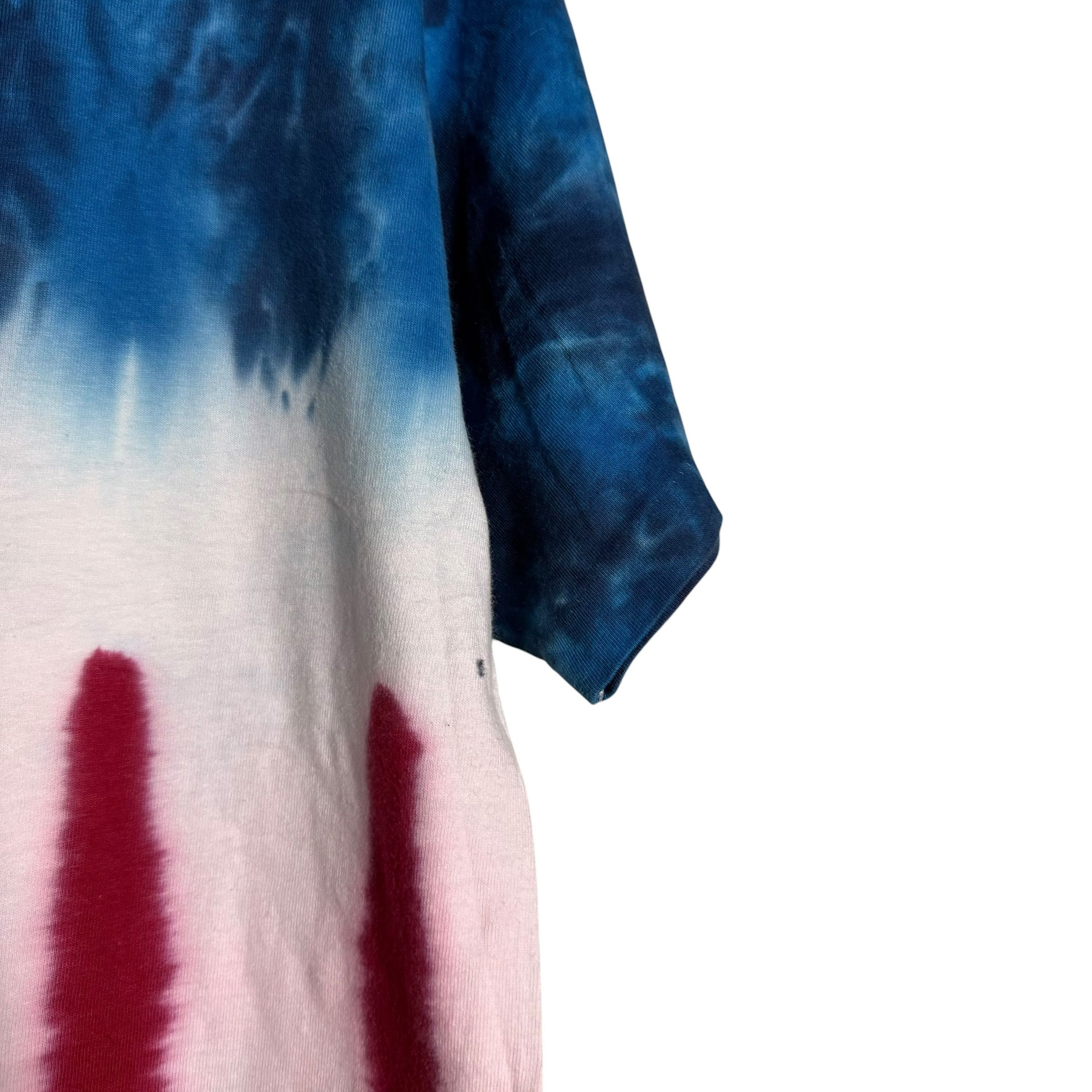 Vintage 🔥RARE🔥Vintage American Flag Single Stich Tie-Dye T-shirt Size US M / EU 48-50 / 2 - 4 Thumbnail
