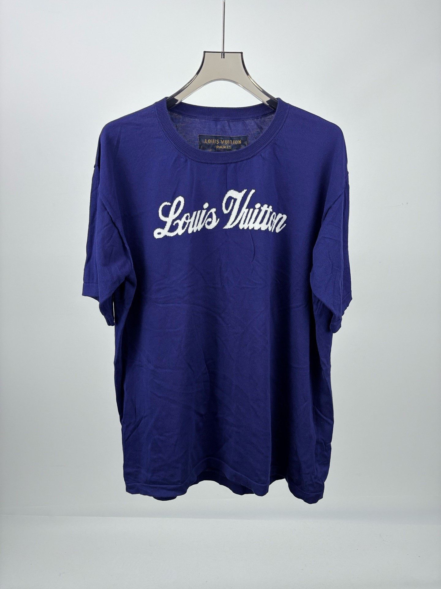 Louis Vuitton Louis Vuitton LV Chest Logo Knit Short Sleeve Size US XL / EU 56 / 4 - 1 Thumbnail