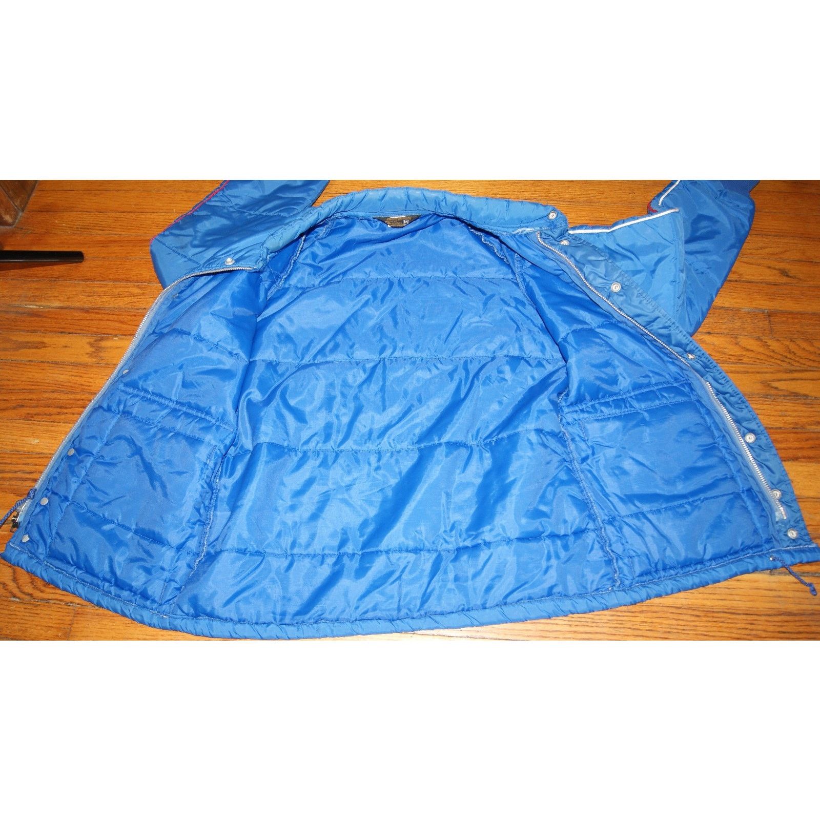 Swingster VTG 80s SWINGSTER Blue Puffer Jacket M USA Size US M / EU 48-50 / 2 - 9 Thumbnail