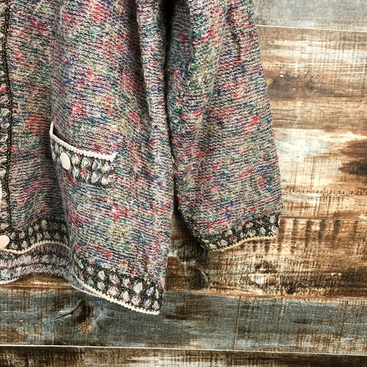 Japanese Brand Smilly Pink Patterned knitwear Cardigans #A2325 Size M / US 6-8 / IT 42-44 - 8 Thumbnail