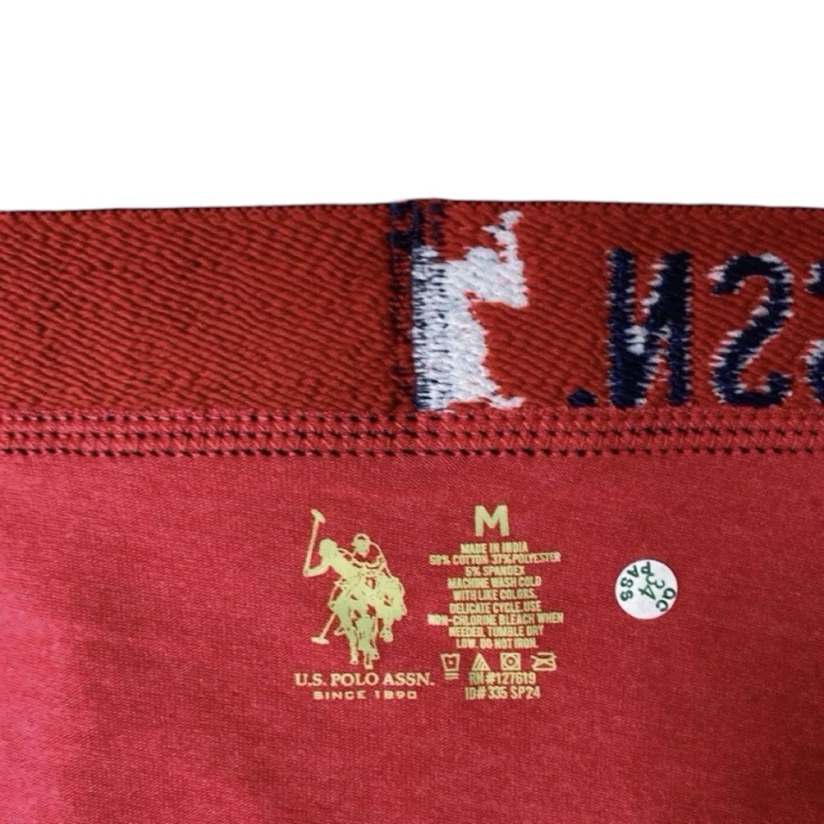U.S. Polo Assn. US Polo Assn Men’s Red / Blue Boxer Briefs Size Medium Size 34 - 3 Thumbnail