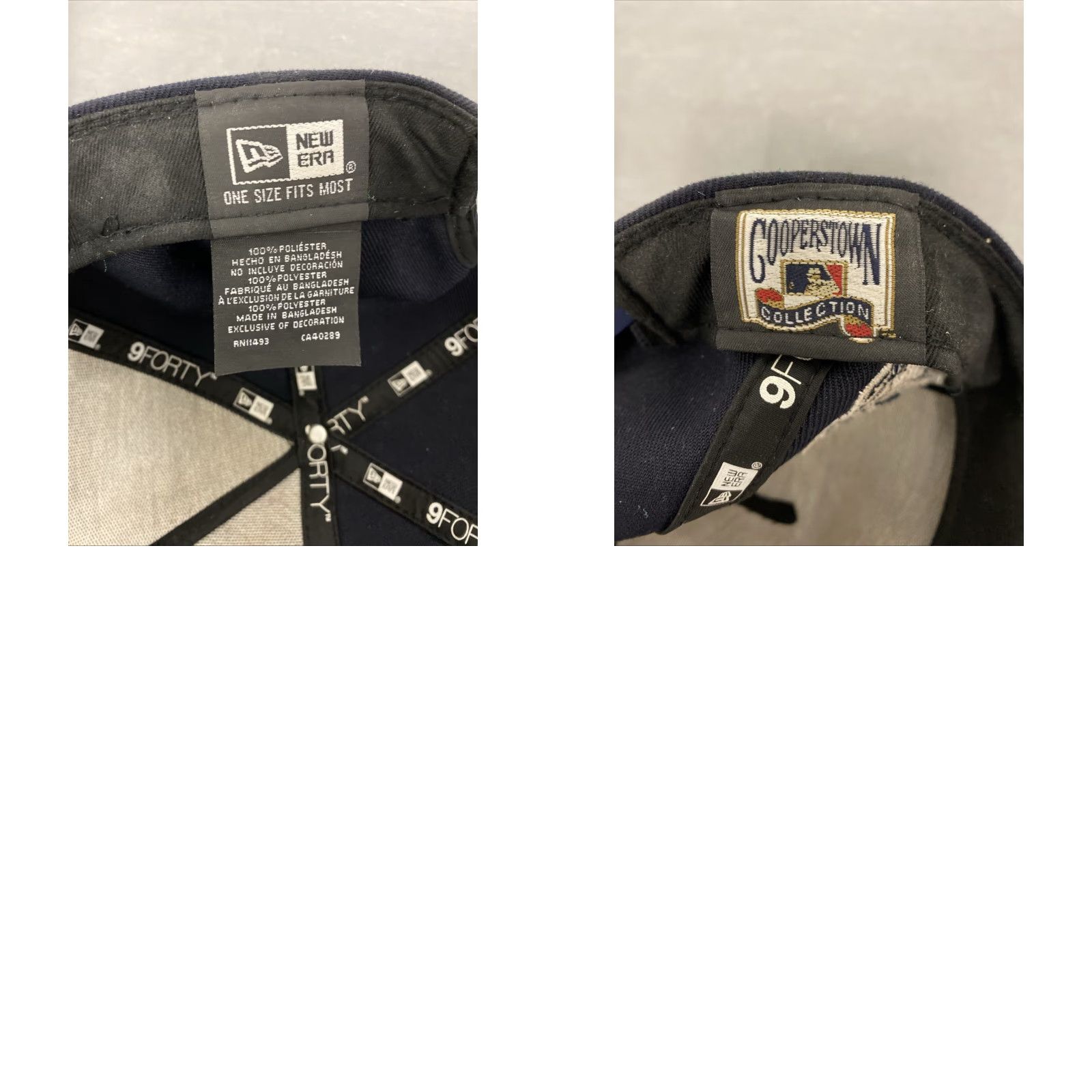 New Era VINTAGE New Era Yankees 1999 World Series MLB Snapback Cap Men One Size Blue Cotton Canvas Sports Size ONE SIZE - 8 Thumbnail