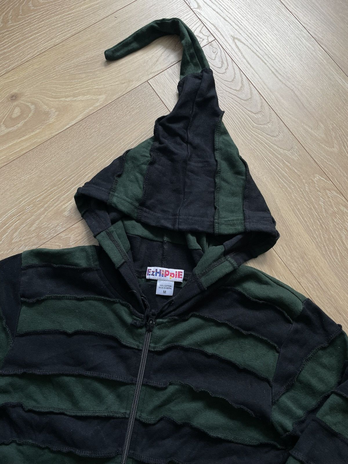 Other Nepal Vintage Y2k Zip Striped Hoodie Hippie Elf Avant Garde Size US S / EU 44-46 / 1 - 4 Thumbnail