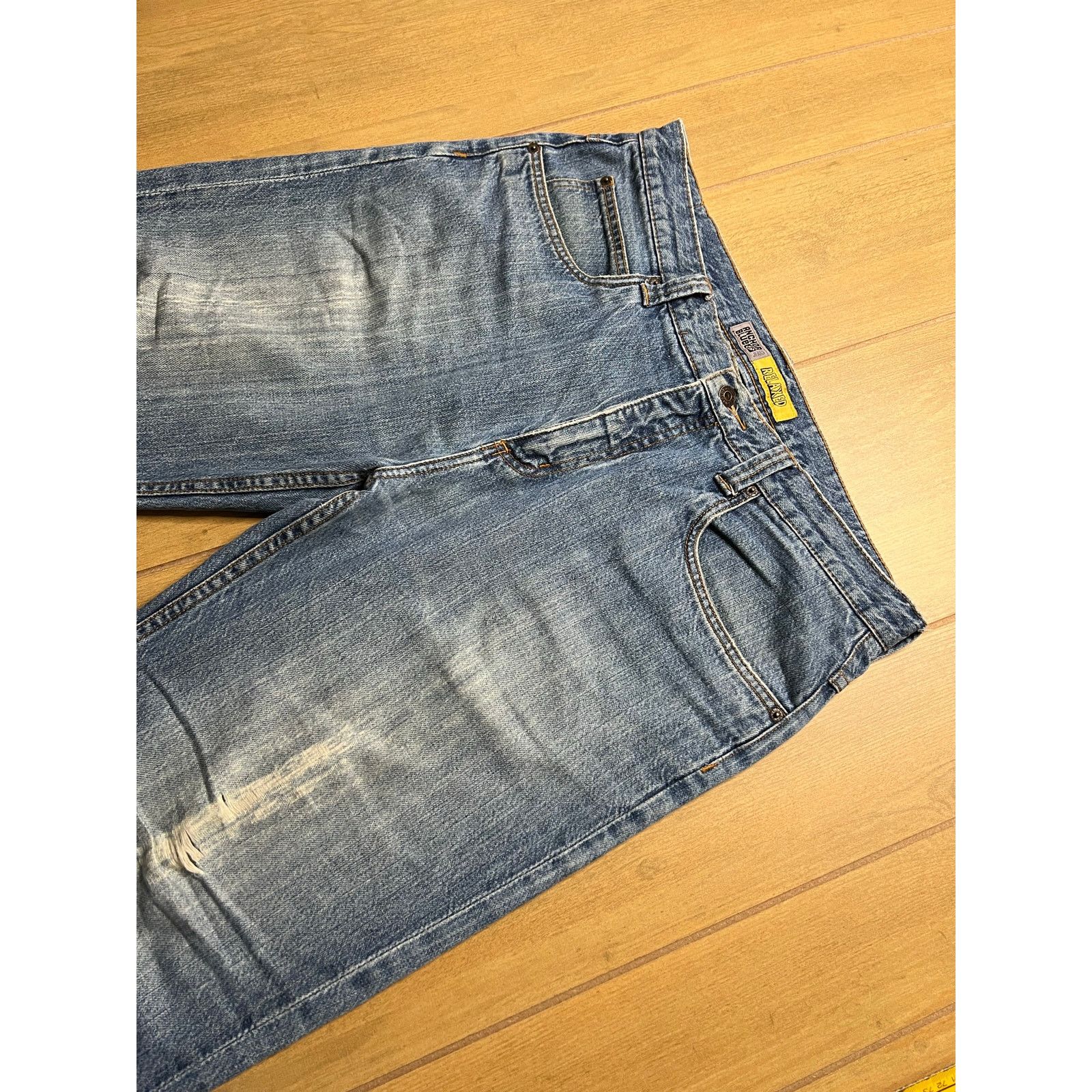 Anchor Blue Anchor Blue Jeans Mens 34x30 Baggy Denim Relaxed Fit Y2K Size US 34 / EU 50 - 11 Thumbnail