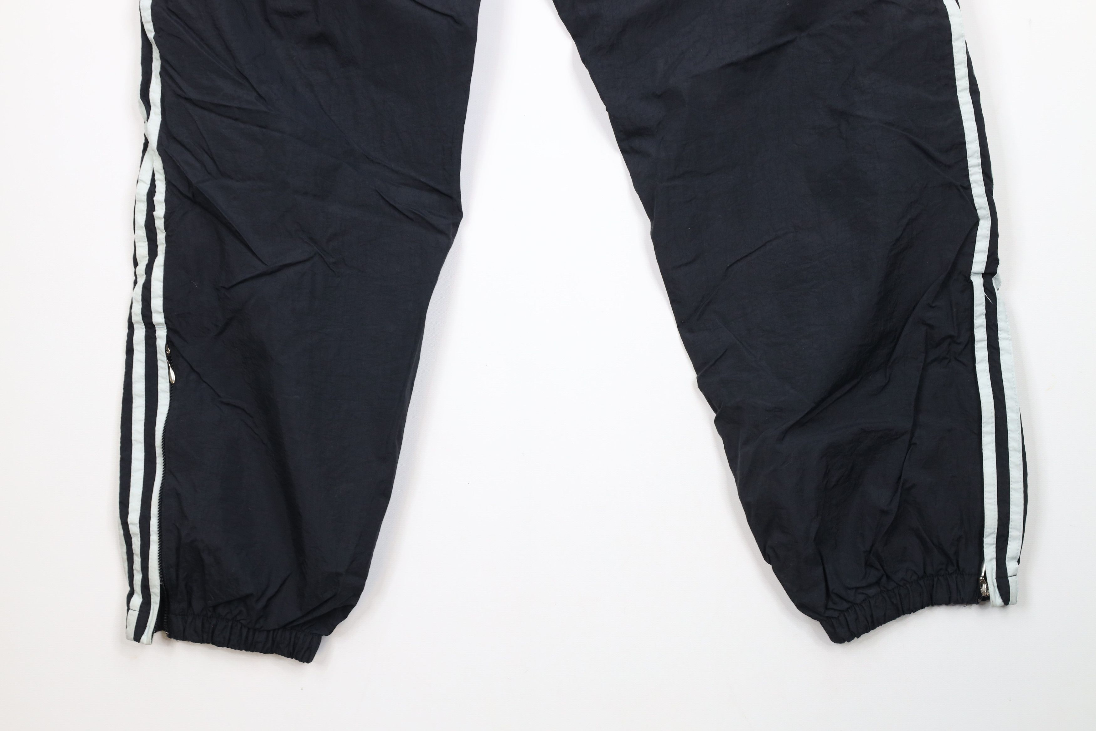 Adidas × Vintage Vintage 90s Adidas Striped Lined Windbreaker Joggers Pants Size 28" / US 6 / IT 42 - 15 Thumbnail