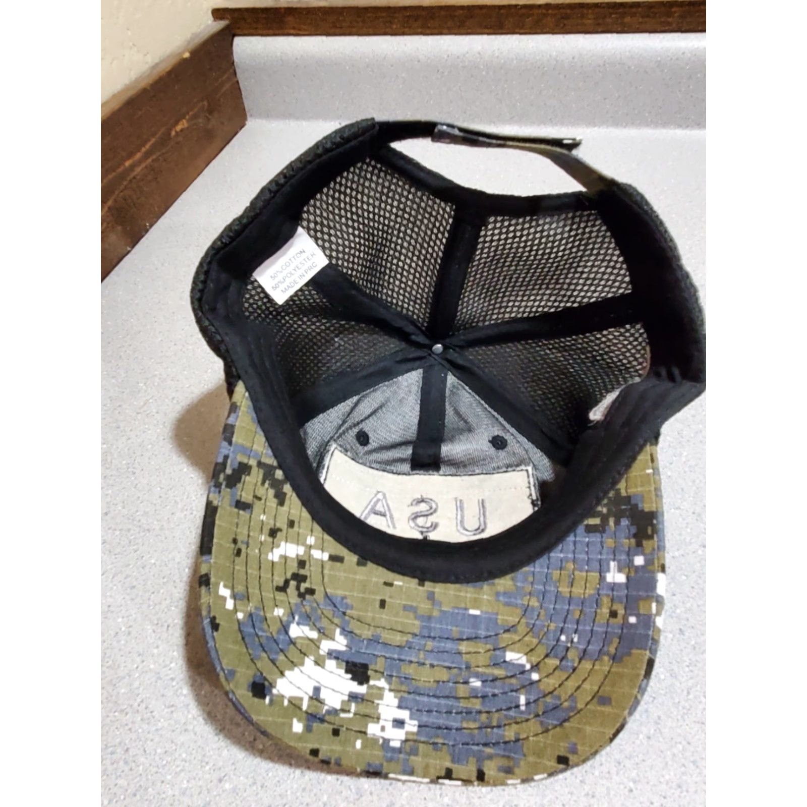 Vintage Pit Bull American Flag Patch Baseball Hat Tactical Operator Military Cap USA Black Canvas Adjustable Velcro Men Hat Size ONE SIZE - 6 Thumbnail