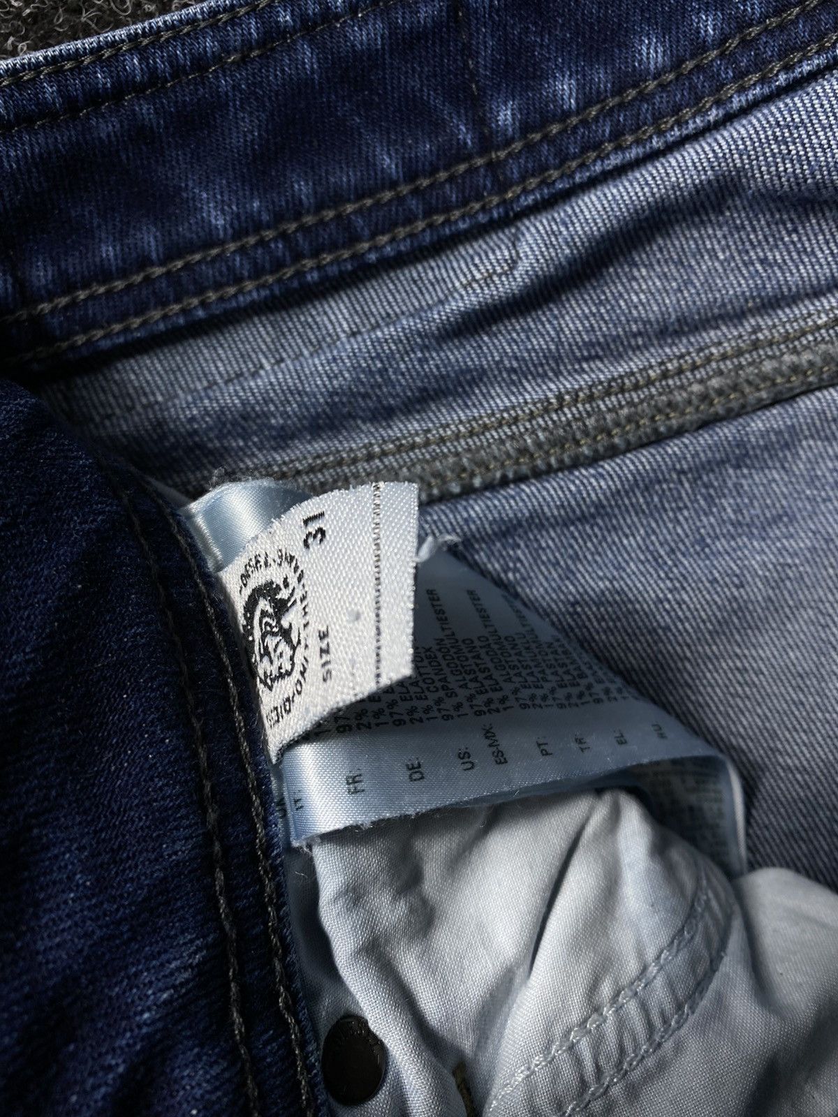 Diesel × If Six Was Nine × Vintage Vintage 90s Y2K Diesel Industry Jeans baggy pants Size US 31 - 9 Thumbnail