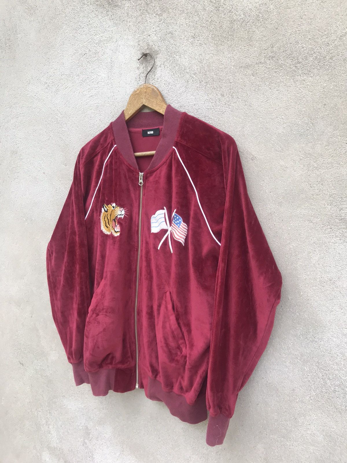 Japanese Brand RODEO CROWNS SKATE SOUVENIR SUKAJAN TIGER SATIN JACKET Size US S / EU 44-46 / 1 - 2 Thumbnail