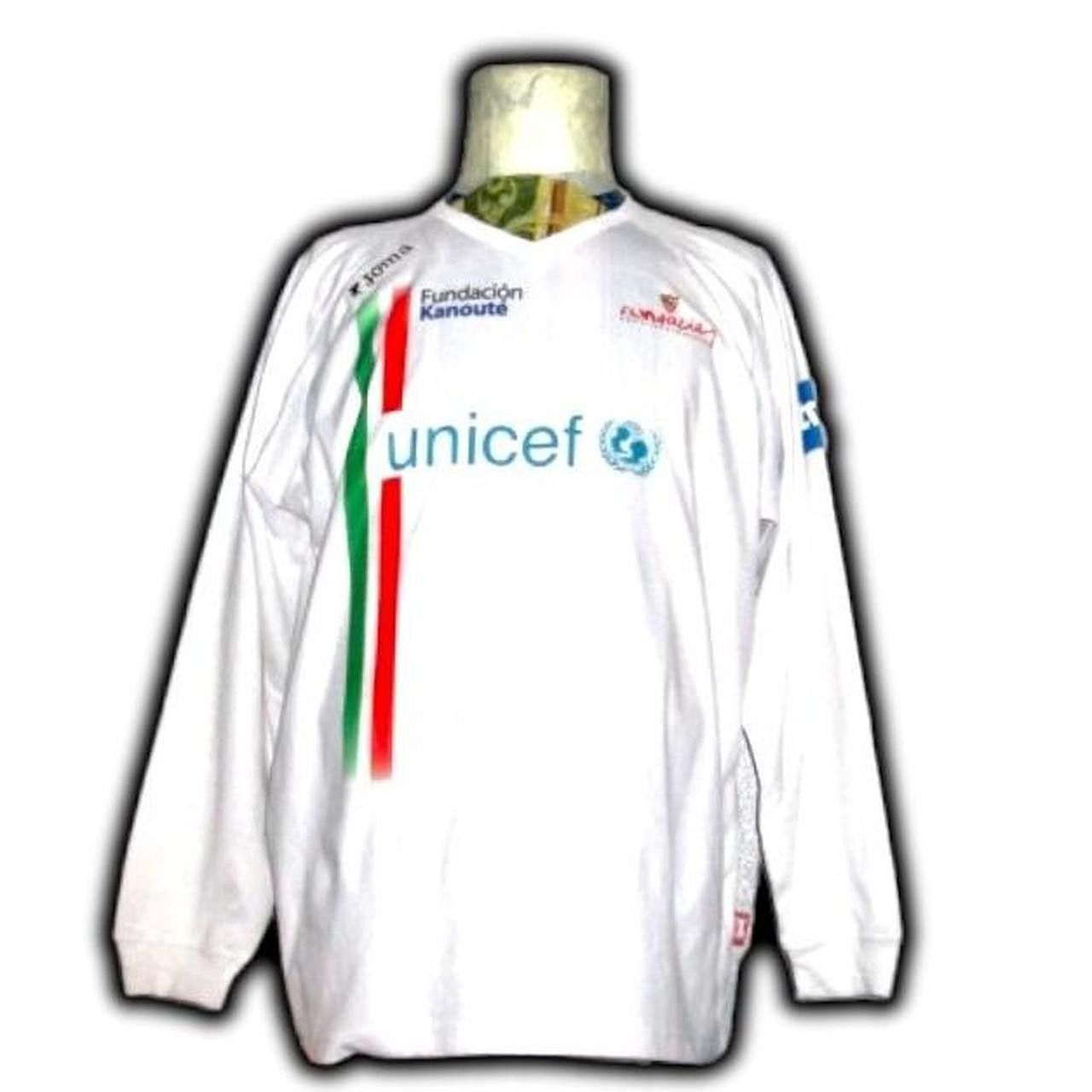 Joma Fc Seville Sevilla Spain 2007 2008 Home Shirt Jersey Size US M / EU 48-50 / 2 - 1 Thumbnail