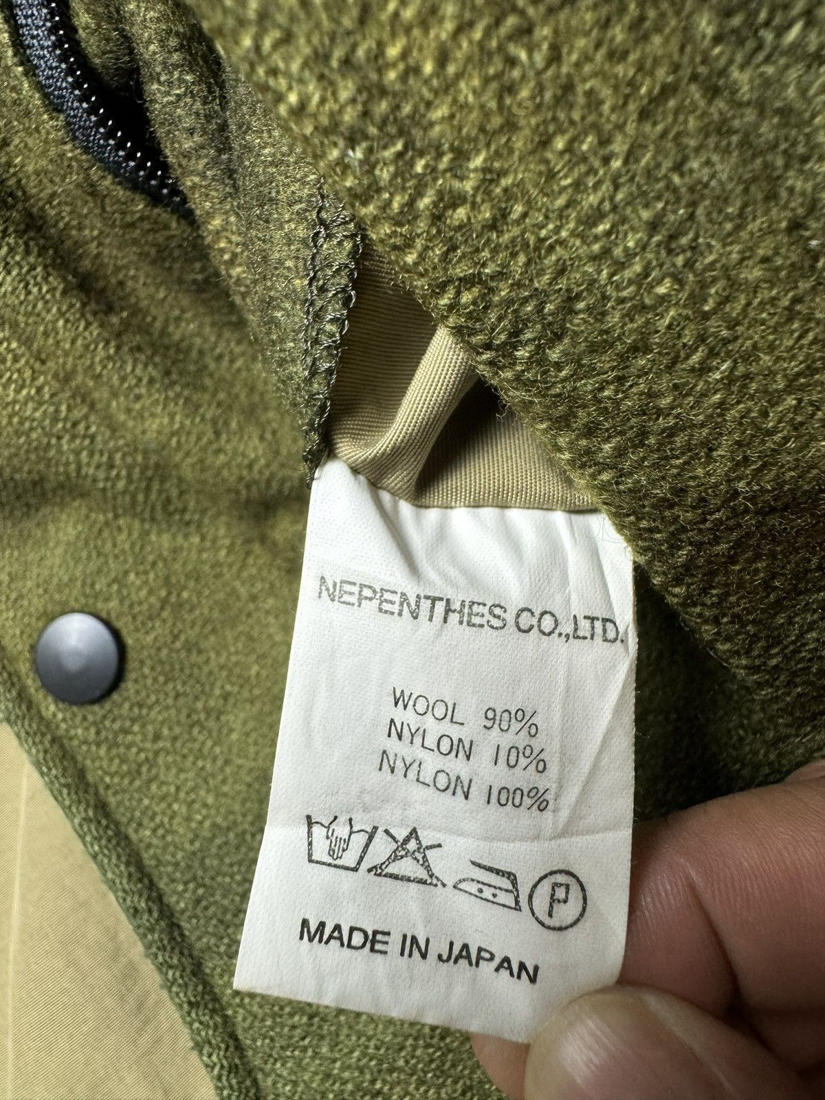 Japanese Brand × Needles Needles Wool Jacket Hoodie Size US M / EU 48-50 / 2 - 9 Thumbnail