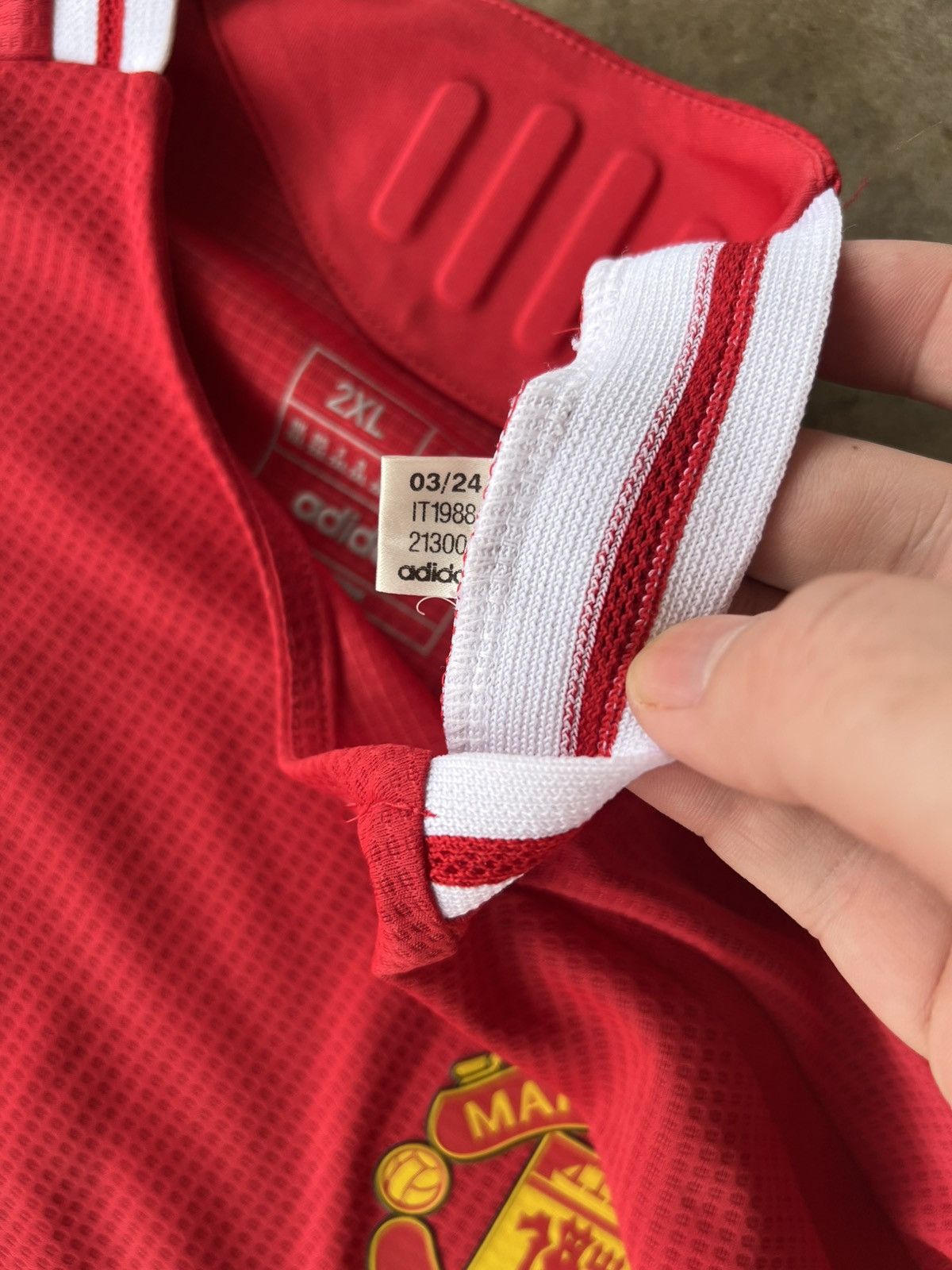 Adidas Adidas Manchester United FC Soccer Futbol Jersey Kit Size US XXL / EU 58 / 5 - 4 Thumbnail