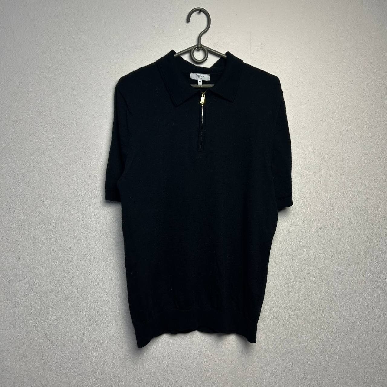 Reiss Luxuey Reiss 1/3 zip designer oldmoney streetwear wool polo Size US M / EU 48-50 / 2 - 1 Thumbnail