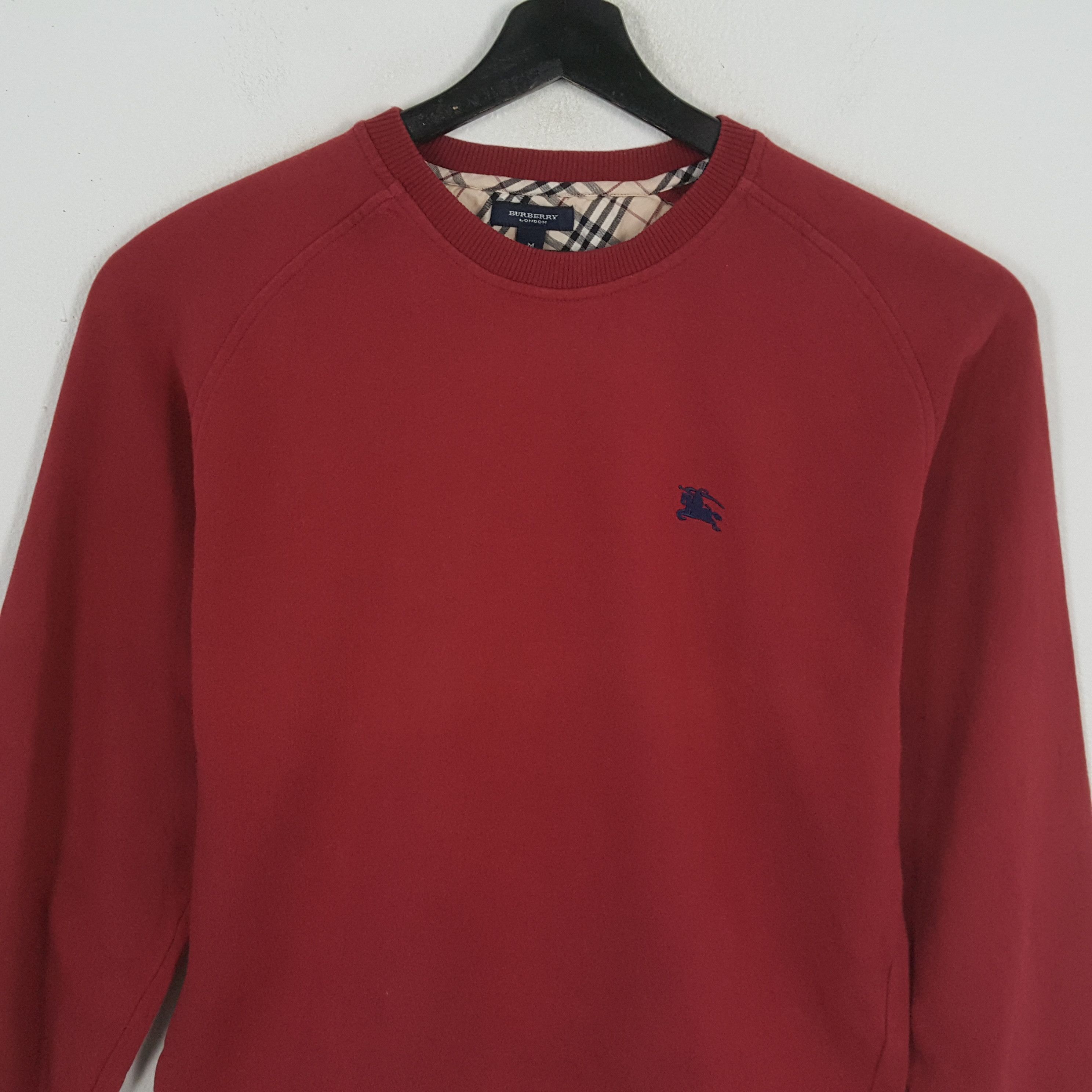 Burberry × Vintage BURBERRY LONDON Fashion Brand Custom Art Sweatshirt Size US M / EU 48-50 / 2 - 4 Thumbnail