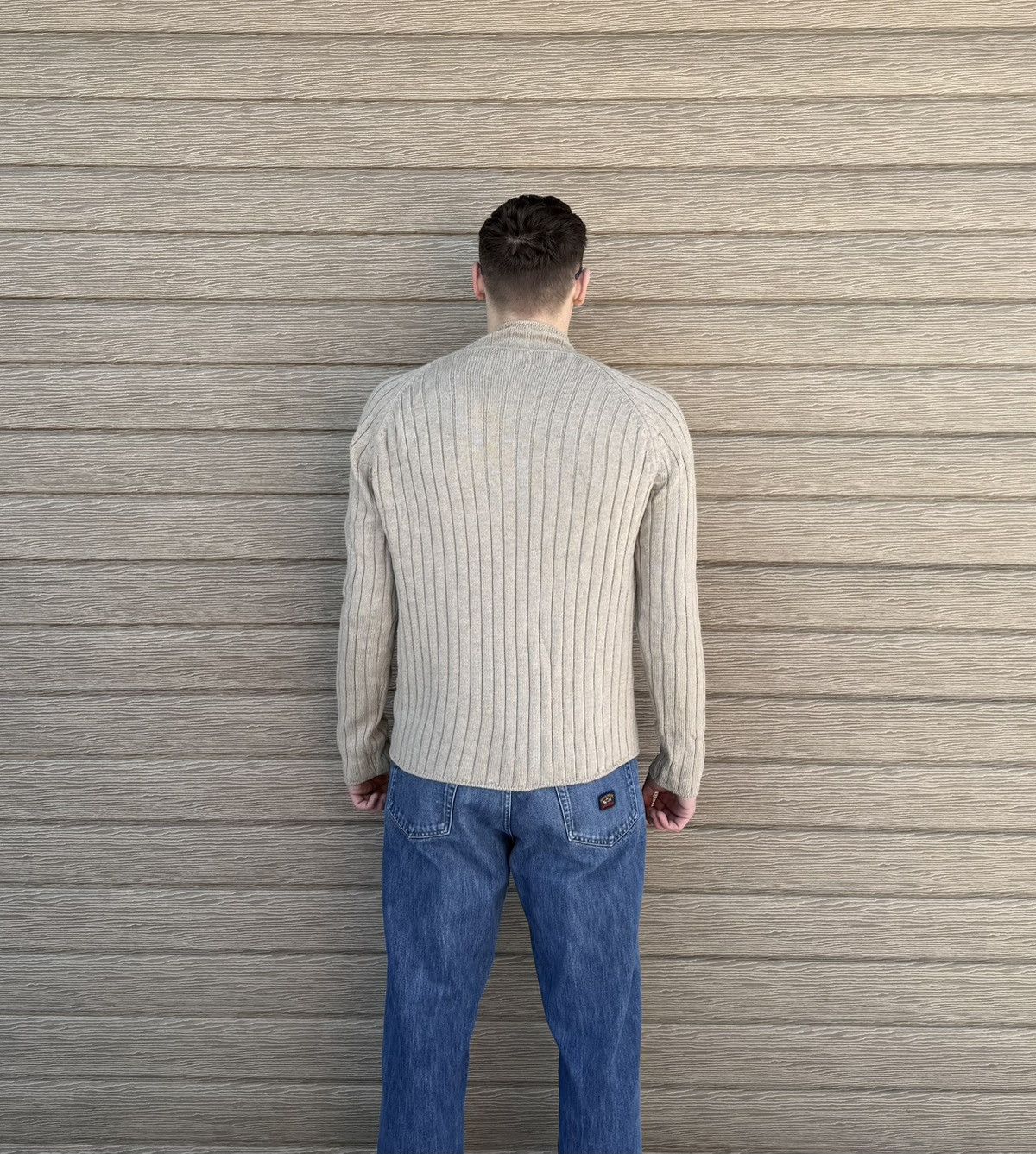 Burberry Burberry London Men Wool Full Zip Sweater XL Italy Logo Size US XL / EU 56 / 4 - 2 Thumbnail