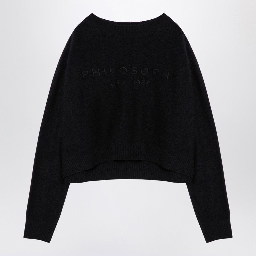Philosophy di Lorenzo Serafini o1d2blof0924 Wool Sweaters in Black Size M / US 6-8 / IT 42-44 - 1 Thumbnail